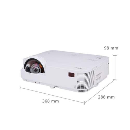 NEC投影机 NP-M323HS+投影仪 家用 教学 培训高清短焦3D投影机